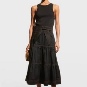 Veronica Beard tiered Austyn dress. XS Black.